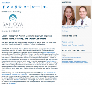 Austin dermatology, vascular lesions, VBeam Perfecta, skin cancer, dermatologists